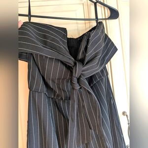 Black Strapless Jumpsuit, She & Sky, size XS